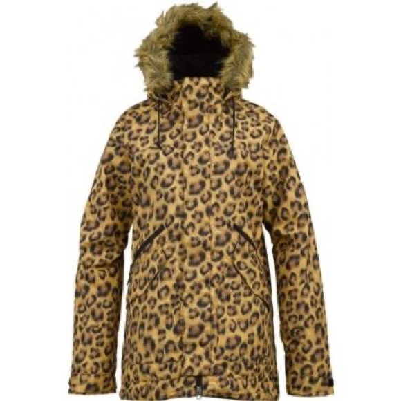 Burton Leopard Print jacket size Sm - Picture 4 of 7
